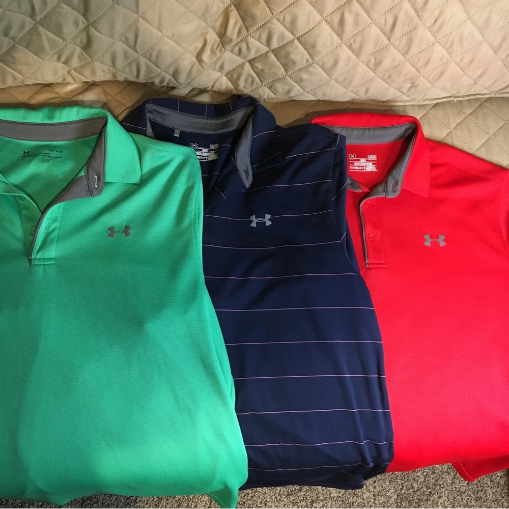 Used Men’s Under Armour polos